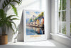 Dinant Poster, Travel Print of Dinant, Belgium, Dinant Gift, Travel Watercolour Gift