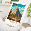 Chichen Itza Poster, Travel Print of Chichen Itza, Mexico, Chichen Itza gift, Travel Gift