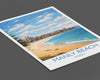 Manly Beach Poster, Travel Print of Manly Beach, Sydney, New South Wales, Australia, Travel Gift