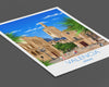 Travel Poster of Valencia, Travel Print of Valencia, Valencia, Spain, Spain Travel Poster, Valencia Cityscape, Valencia Gift