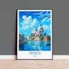 Venice Travel Poster, Travel Print of Venice, Italy, Venice Art, Venice Gift, Wall Art Print