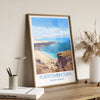 Fuerteventura Travel Print, Travel Poster of Fuerteventura , Canary Islands, Fuerteventura Gift, Wall Art Print