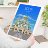 Sofia Travel Print, Travel Poster of Sofia, Bulgaria, Sofia Cityscape, St Alexander Nevsky Cathedral, Sofia Gift