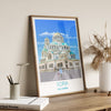 Sofia Travel Poster, Travel Print of Sofia, Bulgaria, Sofia Cityscape, St Alexander Nevsky Cathedral, Sofia Gift