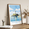 Penmon Point Travel Poster, Penmon Point Travel Print, Penmon Lighthouse, Anglesey, Wales, Welsh Art, Anglesey Gift, Wall Art Print