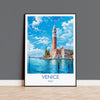 Venice Print, Travel Poster of Venice, Italy, Venice Art, Venice Gift, Wall Art Print