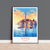 Rovinj Travel Poster, Travel Print of Rovinj, Croatia, Rovinj Art, Rovinj Gift, Wall Art Print