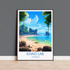 Khao Lak Travel Print, Travel Poster of Khao Lak, Thailand, Khao Lak Gift, Wall Art Print