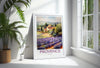 Provence Poster, Travel Print of Provence, France, Provence Gift, Travel Watercolour Gift