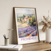 Provence Poster, Travel Print of Provence, France, Provence Gift, Travel Watercolour Gift