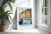 Portofino Poster, Travel Print of Portofino, Italy, Portofino Gift, Travel Watercolour Gift