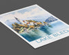 Lake Bled Print, Travel Poster of Lake Bled, Slovenia, Slovenia Gift, Travel Watercolour Gift