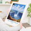 Victoria Falls Print, Travel Poster of Victoria Falls, Zimbabwe, Africa, Travel Gift