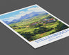 Stellenbosch Print, Travel Poster of Stellenbosch, Wine Region, South Africa, Travel Gift