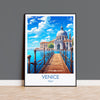 Venice Travel Print, Travel Poster of Venice, Italy, Venice Art, Venice Gift, Wall Art Print