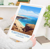 Fuerteventura Travel Print, Travel Poster of Fuerteventura , Canary Islands, Fuerteventura Gift, Wall Art Print