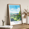 Buxton Travel Print, Travel Poster of Buxton, Buxton, Buxton Gift, Derbyshire Art