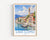 Lake Como Poster, Travel Print of Lake Como, Italy, Venice Gift, Travel Watercolour Gift