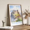 Edinburgh Travel Print, Travel Poster of Edinburgh, Scotland, Edinburgh Gift, Travel Watercolour Gift