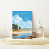 Holkham Beach Travel Print, Travel Poster of Holkham Beach, Norfolk, England, Norfolk Art, Norfolk Gift, Wall Art Print