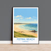 Fistral Beach Print, Travel Poster of Cornwall, England, Cornwall Art, Fistral Beach Gift, Wall Art Print