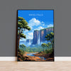 Angel Falls Print, Travel Poster of Angel Falls, Venezuela Art, Angel Falls Art Gift, South America Gift, Travel Gift