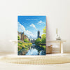 Manchester Travel Poster, Travel Print of Manchester, Lancashire, Manchester Gift, Manchester Art, Lancashire Poster