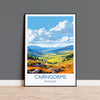 Cairngorms Travel Print, Travel Poster of Cairngorms , Scotland Gift, Cairngorms Art Gift, Scottish Highlands