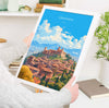 Granada Travel Poster, Travel Print of Granada , Spain Poster, GranadaGift, GranadaArt, Spain Art