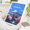 Mount Fuji Print, Travel Poster of Mount Fuji, Japan Art gift, Mount Fuji Art, Travel Gift