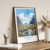 Glencoe Print, Travel Poster of Glencoe, Highlands Gift, Scotland, Highlands Art, Glencoe Gift, Wall Art Print