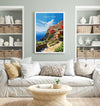 Cinque Terre Travel Print, Travel Poster of Cinque Terre, Italy, Cinque Terre Art, Cinque Terre Gift, Wall Art Print