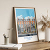 Chelsea Travel Poster, Travel Print of Chelsea, London Poster, Chelsea Gift, Chelsea Art, London Art UK Travel Gift