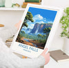 Angel Falls Print, Travel Poster of Angel Falls, Venezuela Art, Angel Falls Art Gift, South America Gift, Travel Gift