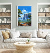 Angel Falls Print, Travel Poster of Angel Falls, Venezuela Art, Angel Falls Art Gift, South America Gift, Travel Gift