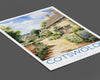 Cotswolds Poster, Travel Print of Cotswolds, England, Cotswolds Gift, Travel Watercolour Gift