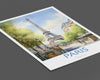 Paris Poster, Travel Print of Paris, France, Paris Gift, Travel Watercolour Gift