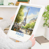 Paris Poster, Travel Print of Paris, France, Paris Gift, Travel Watercolour Gift