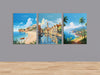 Travel Canvas Print Set | 3 Canvas Prints | Canvas Wall Art | Adventure Travel Art | Barcelona, London, New York and many more!