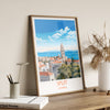 Split Travel Poster, Travel Print of Split, Croatia, Split Art Gift, Wall Art Print