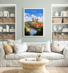 Durham Travel Print, Travel Poster of Durham, County Durham, England, Durham Art, Durham Gift, Wall Art Print