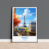 Paris Poster, Travel Print of Paris, France, Paris Gift, France Wall Art, Travel Gift