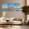 Travel Canvas Print Set | 3 Canvas Prints | Canvas Wall Art | Adventure Travel Art | Sydney, Los Angeles, Cape Town and many more!