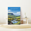 Brecon Beacons Poster, Brecon Beacons Travel Print, Wales, Welsh Art, Brecon Beacons Gift, Wall Art Print