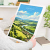 Wye Valley Poster, Travel Print of Wye Valley, UK, Wye Valley Art, Wye Valley Gift, Wall Art Print