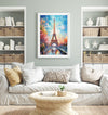 Eiffel Tower Paris Wall Art Print, Travel Poster of Eiffel Tower Paris Abstract Art , Paris Art Gift, France, Abstract Art Gift