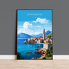 Montenegro Travel Print, Montenegro Travel Poster, Montenegro, Europe Art, Montenegro Gift, Wall Art Print