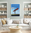 Angel of the North Travel Print Wall Art, Travel Poster of Angel of the North, England, Angel of the North Art Gift, Wall Art Print