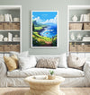 Azores Travel Print, Travel Poster of Azores, Atlantic Ocean, Azores Gift, Wall Art Print