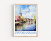 Stratford upon Avon Poster, Travel Print of Stratford upon Avon, England, Stratford upon Avon Gift, Travel Watercolour Gift